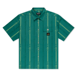 Melted Striped Button Up (Teal)