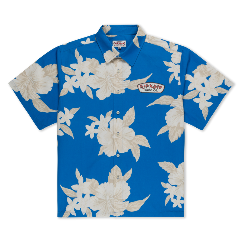 RIPNDIP Surf Co Button Up (Blue / Cream)
