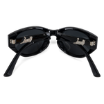 Castanza Folding Sunglasses (Black)