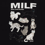 Man I Love Felines Tee (Black)