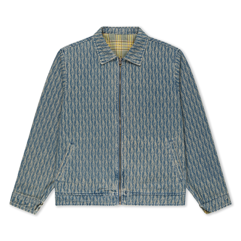Western Roads Reversible Work Jacket (Medium Wash)