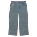 Western Roads Wide Fit Pants (Medium Wash)