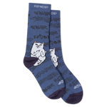 Lord Nermal Ghost Socks (Slate)