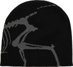 Fossil Skull Beanie (Black)