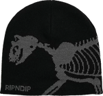 Fossil Skull Beanie (Black)