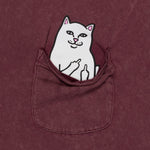 Lord Nermal Pocket Tee (Burgundy Vintage Wash)