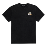 Nermal S Thompson Pocket Tee (Black Mineral Wash)