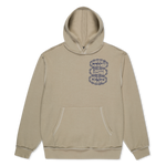 Linked Up Reverse Stitched Hoodie (Khaki)