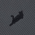Castanza Waffle Knit Zip Up Hoodie (Charcoal)