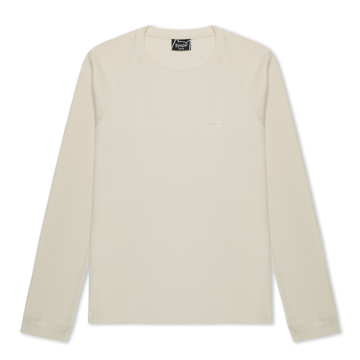 Castanza Waffle Knit Long Sleeve (Off-White)