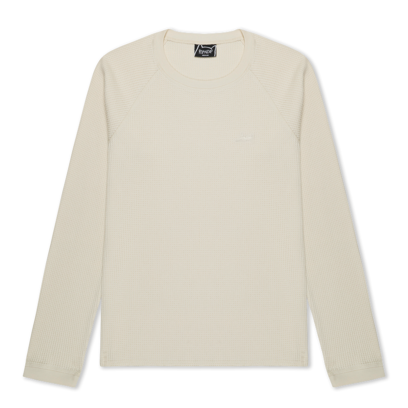Castanza Waffle Knit Long Sleeve (Off-White)
