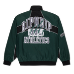 RIPNDIP Athletics Race Jacket (Hunter Green / Black)