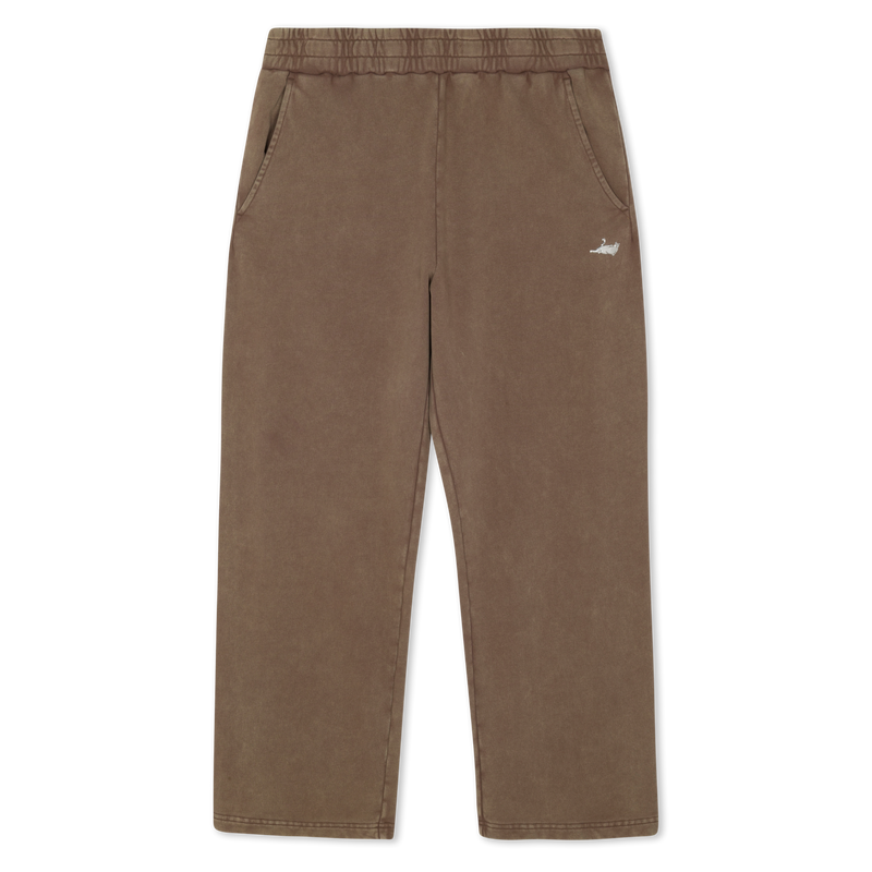 Castanza Straight Leg Sweatpants (Brown Vintage Wash)