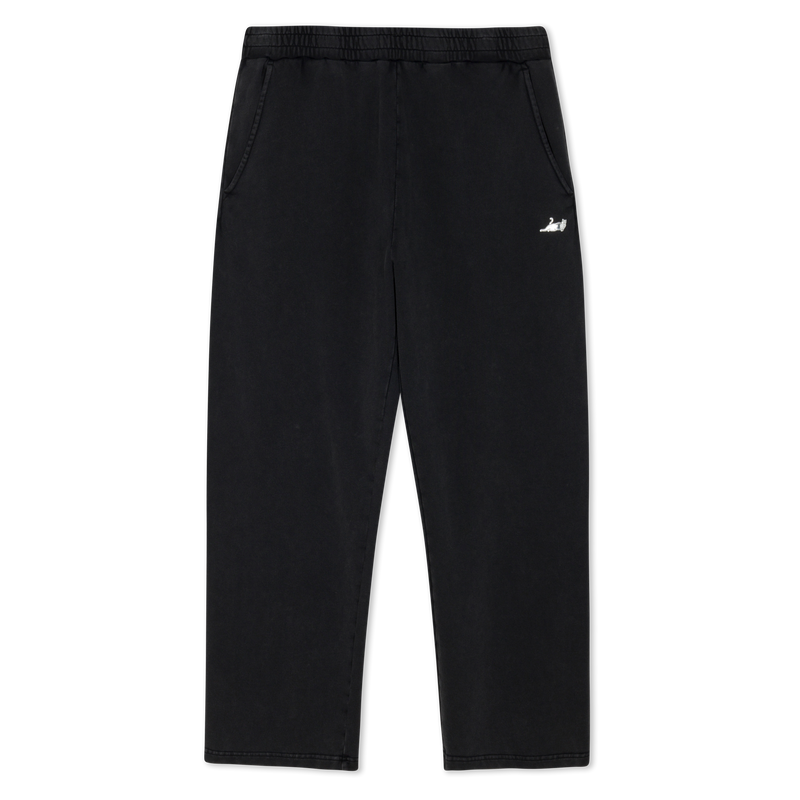Castanza Straight Leg Sweatpants (Black Vintage Wash)