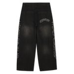 Pretty Flacko Extra Wide Leg Pants (Black Vintage Wash Denim)