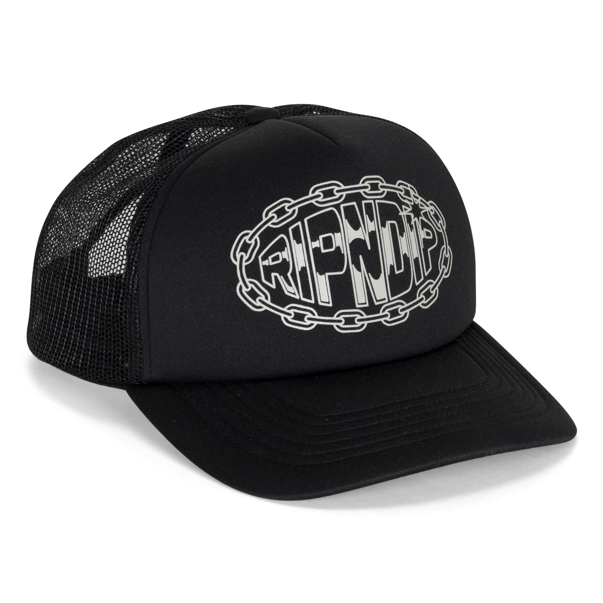 Linked Up Trucker Hat (Black)