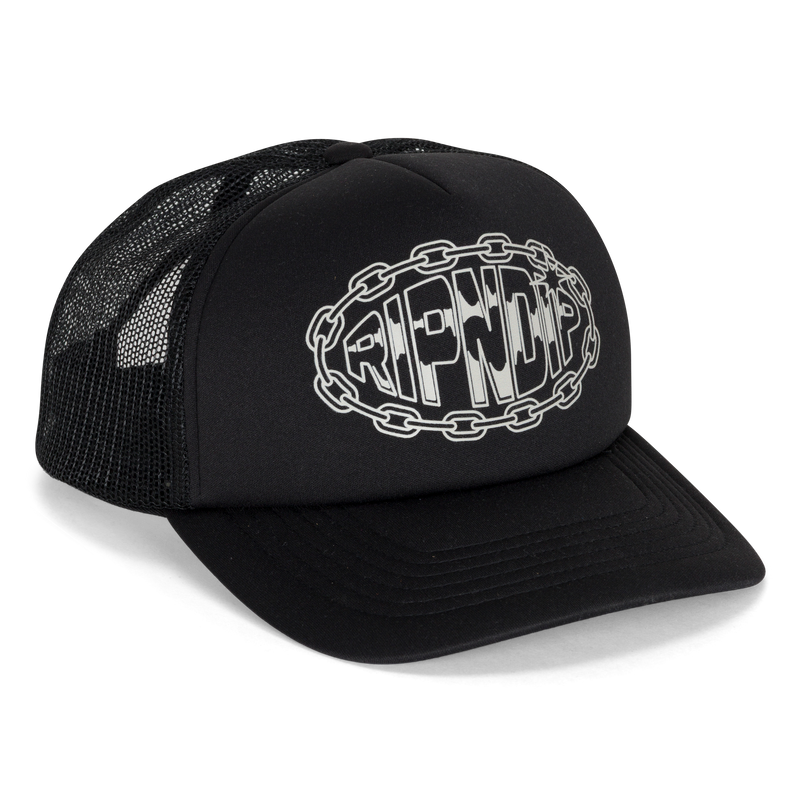 Linked Up Trucker Hat (Black)