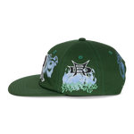 RIPNDIP Team Snapback (Hunter Green)