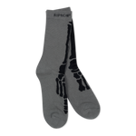 Skelly Nerm Socks (Charcoal)