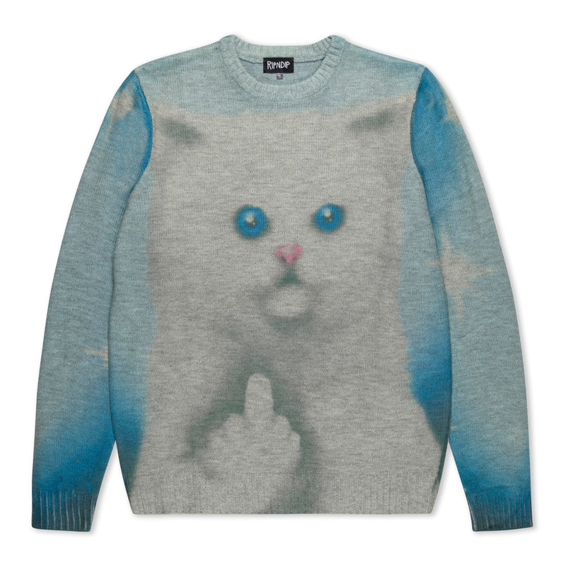 Sprinkles Knit Sweater (Black/Blue)