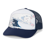 Great Wave Of Nerm Trucker Hat (Navy)