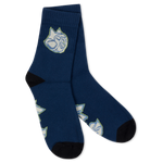 Cyclone Mid Socks (Navy)