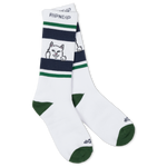 Peeking Nermal Socks (Green / Slate)