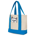 Lord Nermal Mini Shopper Tote (Blue / Natural)
