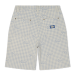 Hard In Da Paint Wide Fit Shorts (Light Blue Checker)