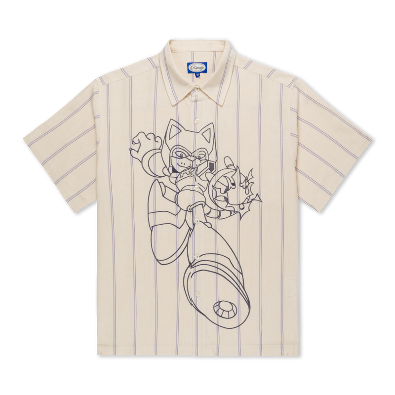 Rokkunerm Button Up (Off White)