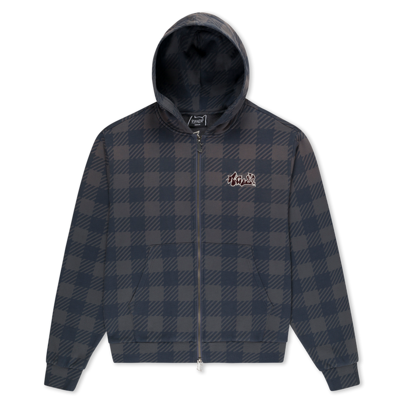 Hard In Da Paint ZipUp Hoodie (Charcoal Sun Fade)