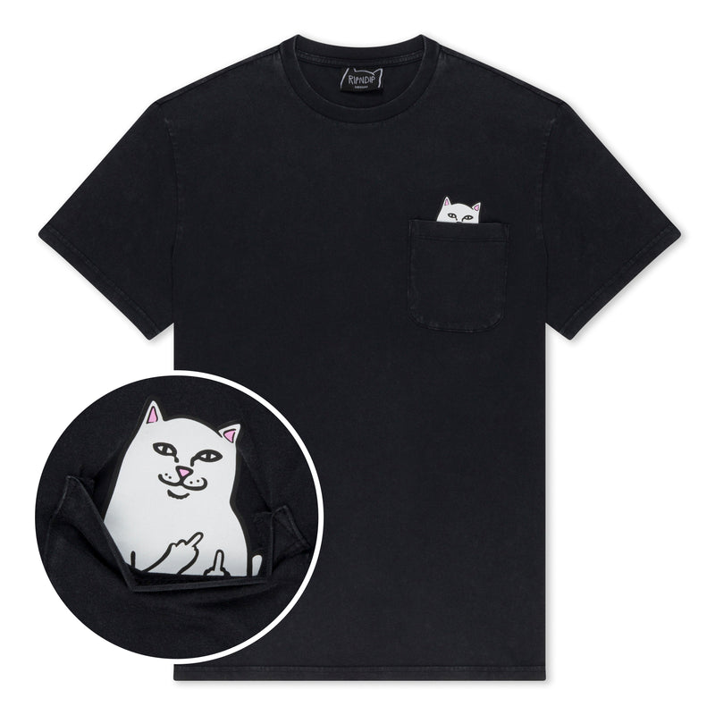 Lord Nermal Pocket tee (Black Mineral Wash)