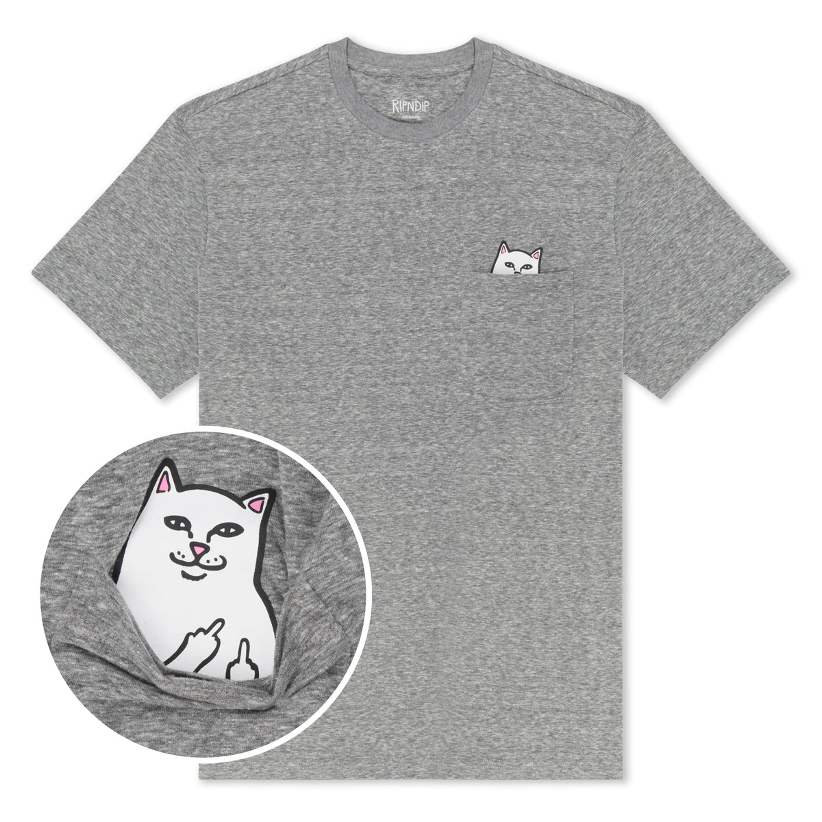Lord Nermal Pocket Tee (Heather Grey)