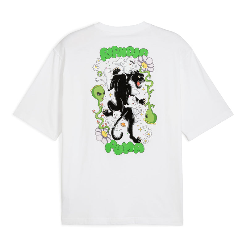 PUMA X RIPNDIP Boxy Graphic Tee (Puma White)