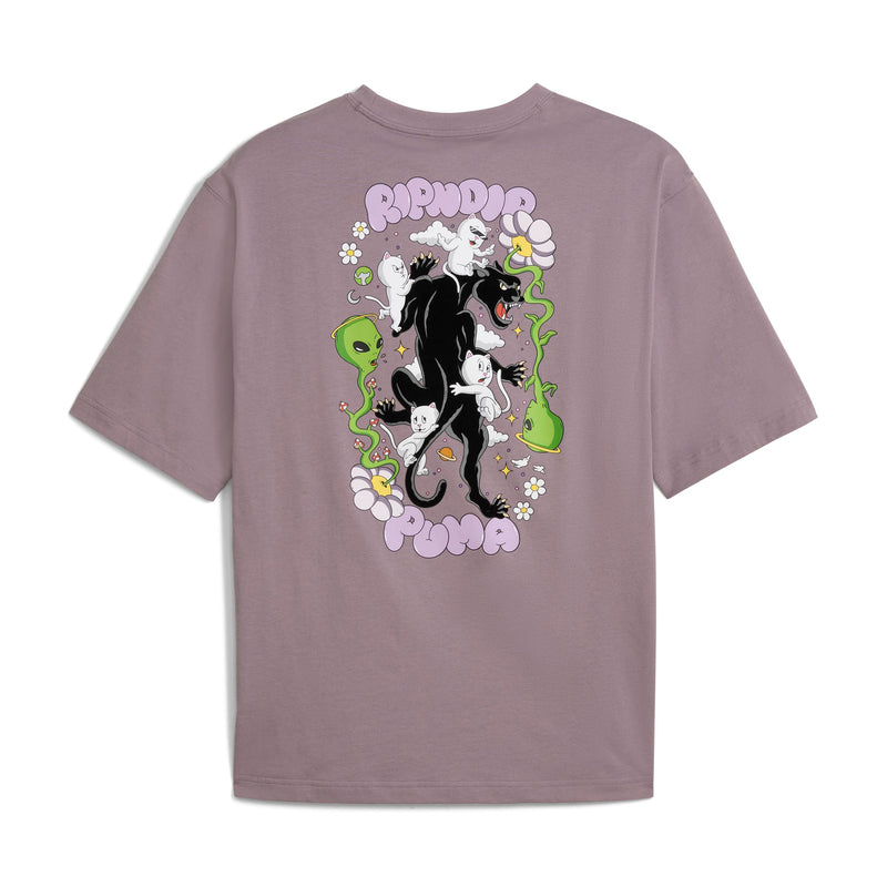 PUMA X RIPNDIP Boxy Graphic Tee (Plum Jam)