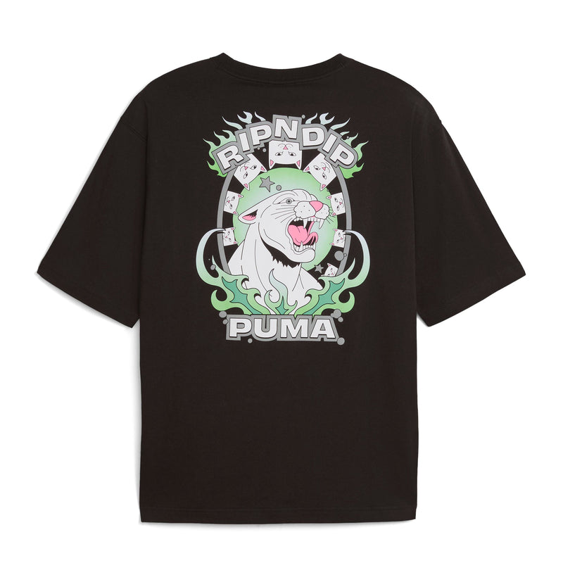 PUMA X RIPNDIP Boxy Graphic Tee (Puma Black)