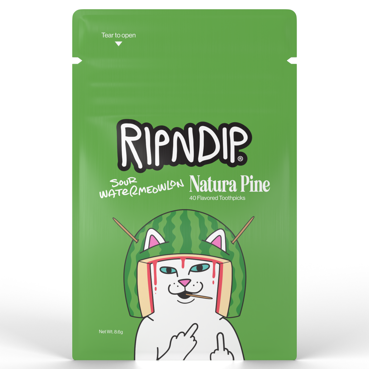Sour Watermeowlon Flavored Toothpick Pouch