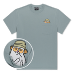 Nermal S Thompson Pocket Tee (Silver Blue)