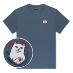 Nermal Loves Pocket Tee (Slate)