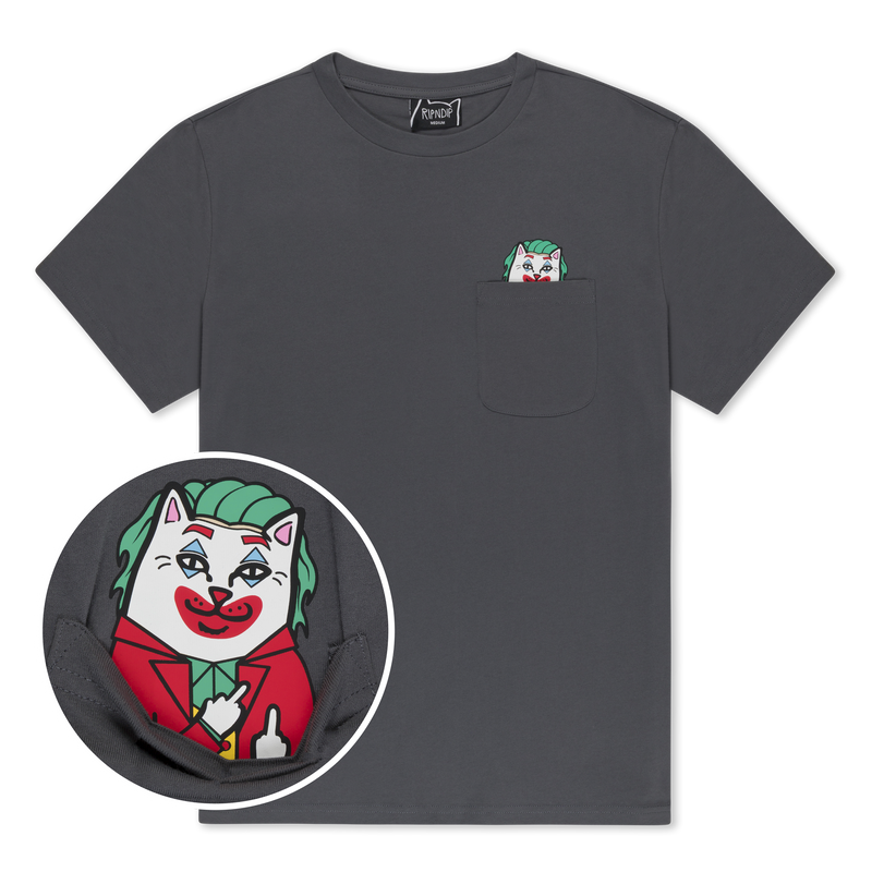 Twisted Nermal Pocket Tee (Charcoal)