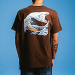 Great Wave Of Nerm Tee (Brown)