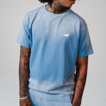Castanza Short Sleeve Tee (Light Blue Faded Wash)