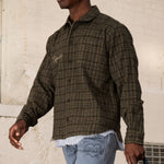 Where The Flowers Bloom Flannel Jacket (Olive)