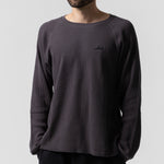 Castanza Waffle Knit Long Sleeve (Charcoal)