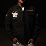 Nine Lives Military Jacket (Black)