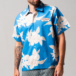 RIPNDIP Surf Co Button Up (Blue / Cream)