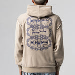 Linked Up Reverse Stitched Hoodie (Khaki)
