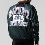 RIPNDIP Athletics Race Jacket (Hunter Green / Black)