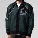 RIPNDIP Athletics Race Jacket (Hunter Green / Black)