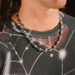 Lord Nermal Ball and Chain Necklace (Silver)